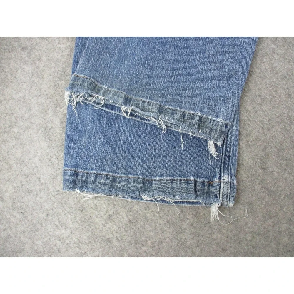 Hollister Jeans Mens 32x30 Blue Super Baggy Wide Leg Relaxed Medium Wash Y2K